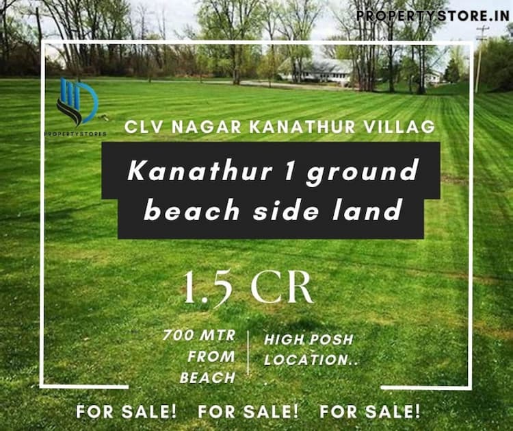  Kanathur empty one ground for sale 