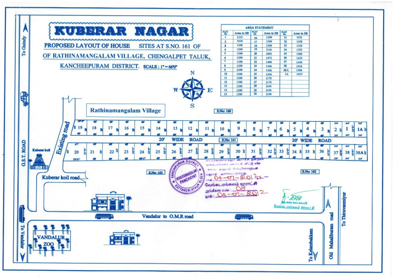1000 sqft Plot