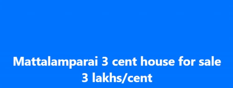 3 Cent land for sales