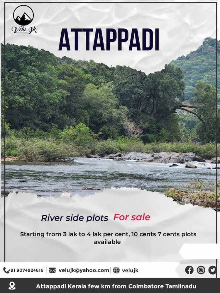 River side house plots for sale