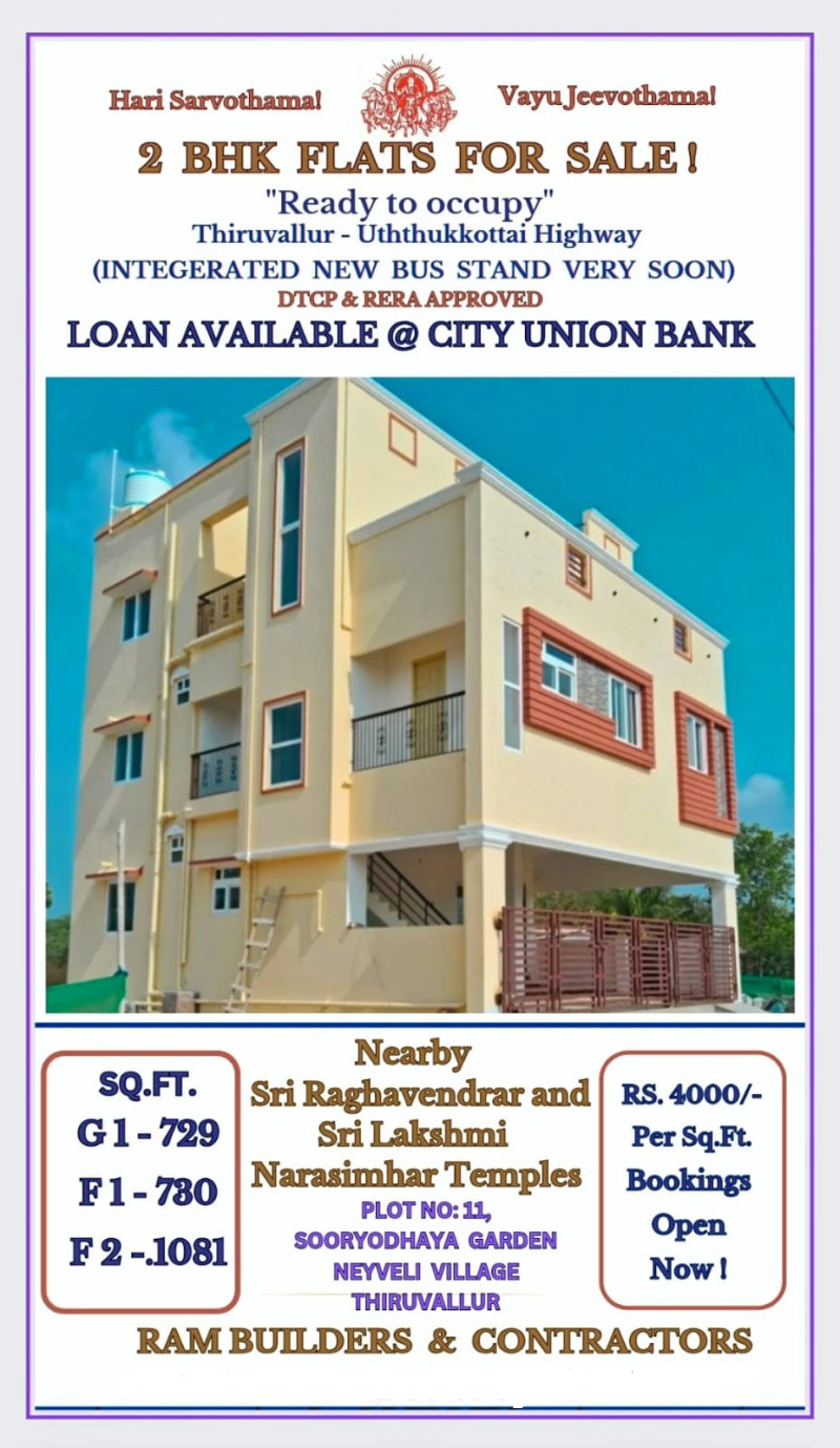 2BHK flat for sale